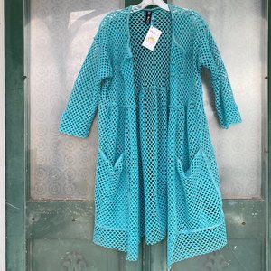 No Blu Net Duster NWT
